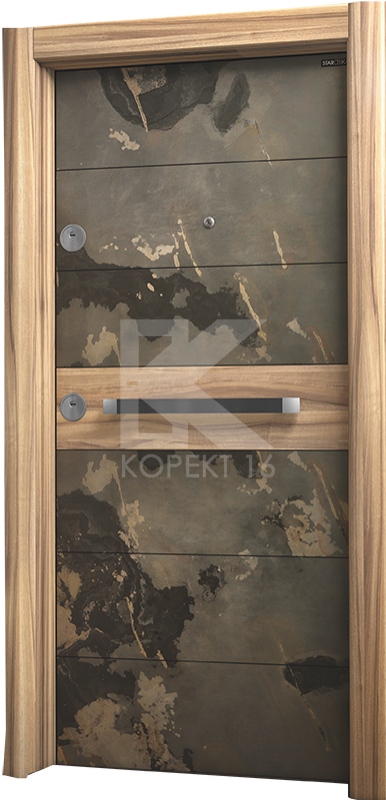 Врати Старлайф ST 01 Agate Stone / Light Naturel Walnut