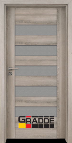Интериорна врата Gradde Aaven Glas, цвят Ясен Вералинга
