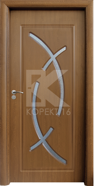 Интериорна врата 056, цвят Златен дъб