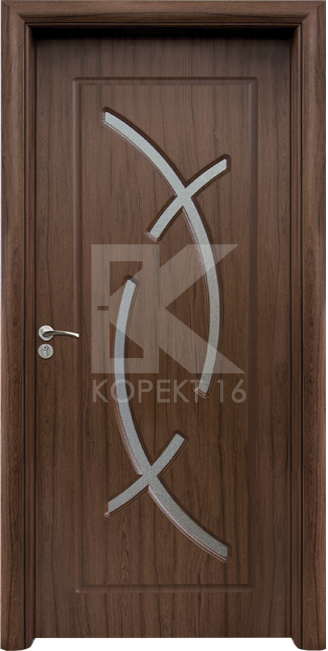 Интериорна врата 056, цвят Орех