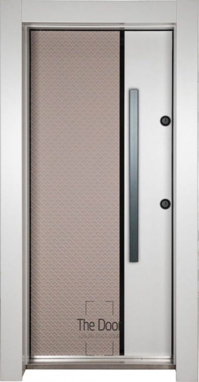 Блиндирана входна врата THE DOOR TD504 Ice Gray Storm